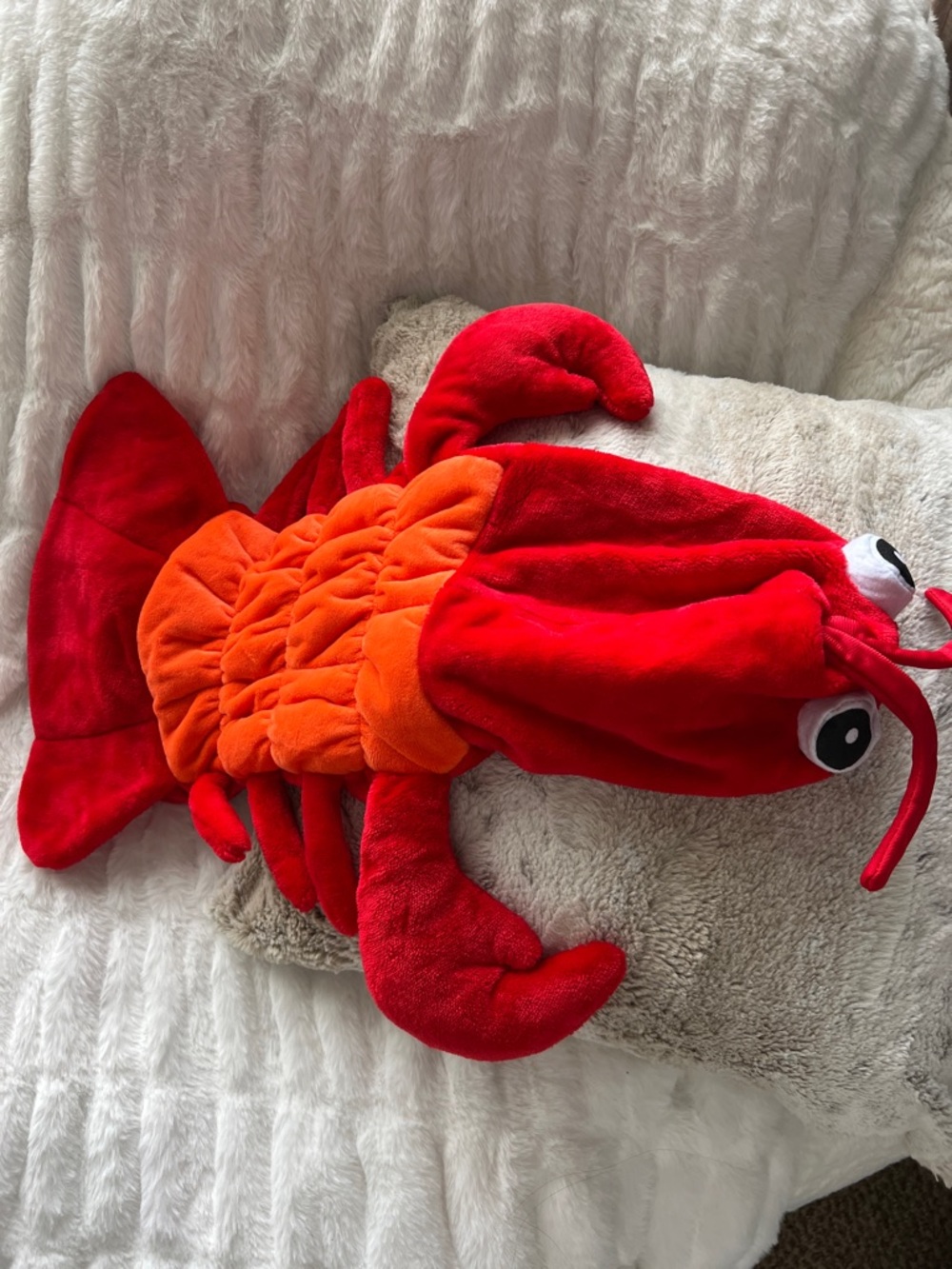 Plush Lobster Dog Costume